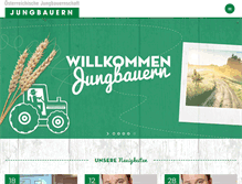 Tablet Screenshot of jungbauern.at